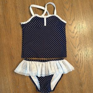 Cat & Jack toddler girls 2 piece tankini swimsuit